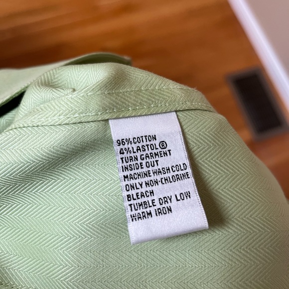 Talbots | Green Button-Up - Picture 4 of 4